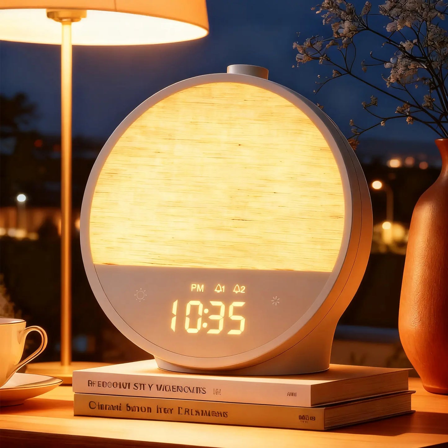 Sunrise Alarm Clock with Ambient Light & White Noise