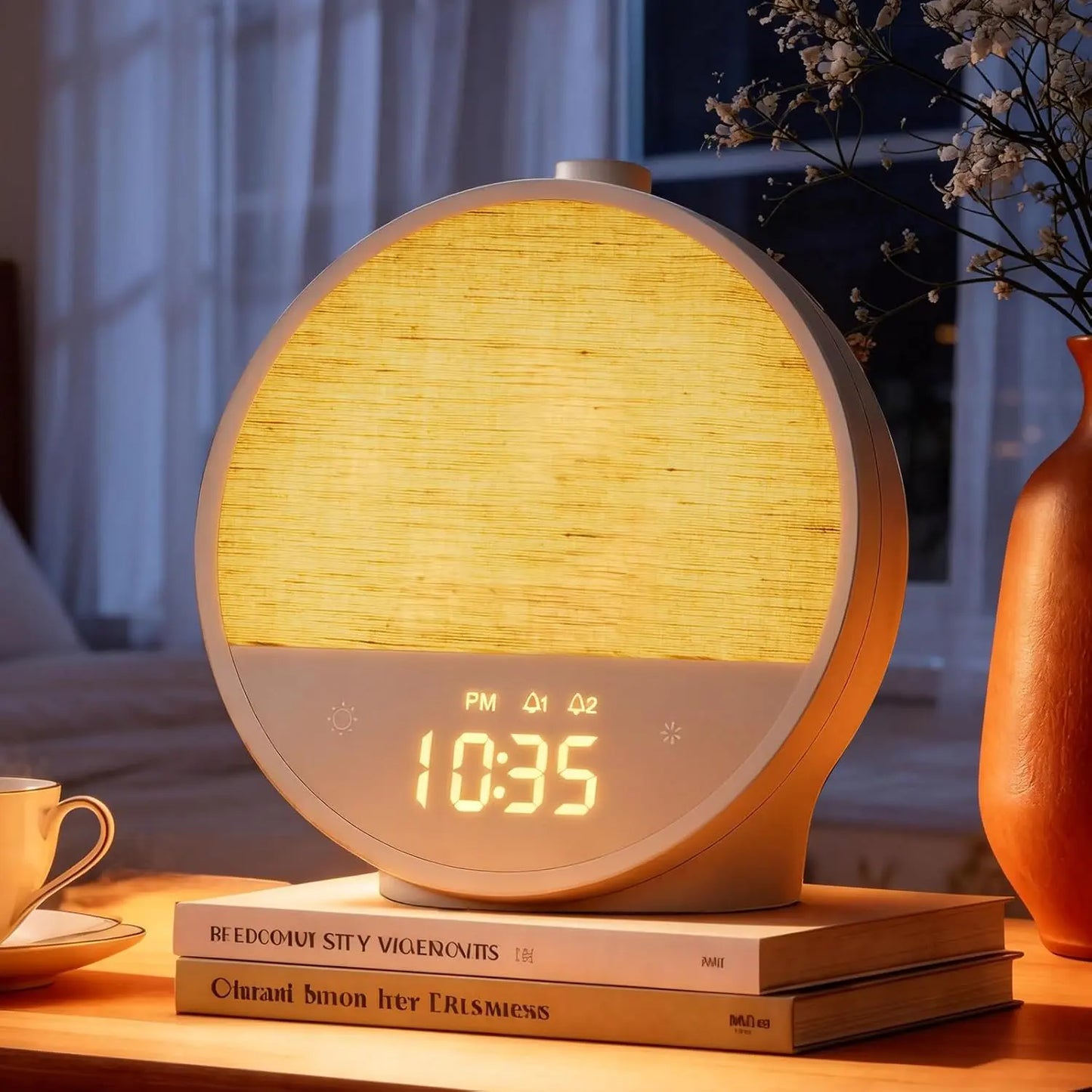 Sunrise Alarm Clock with Ambient Light & White Noise