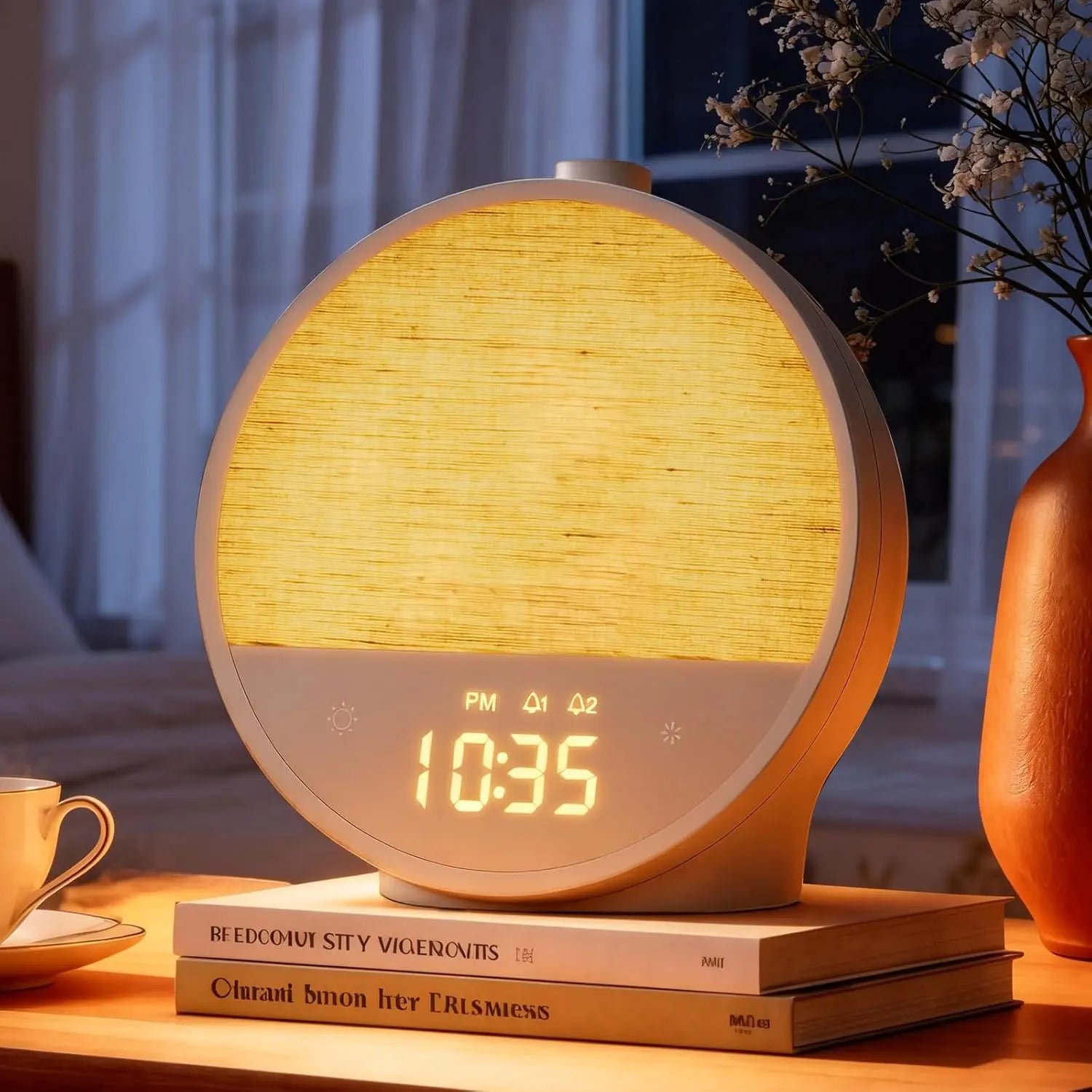 Sunrise Alarm Clock with Ambient Light & White Noise