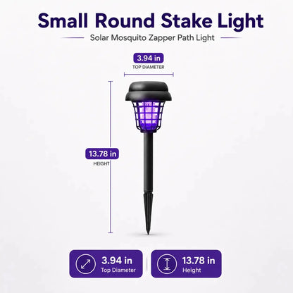 Solar Mosquito Zapper Pathway Light – 2-in-1 UV Bug Killer & LED Garden Lamp