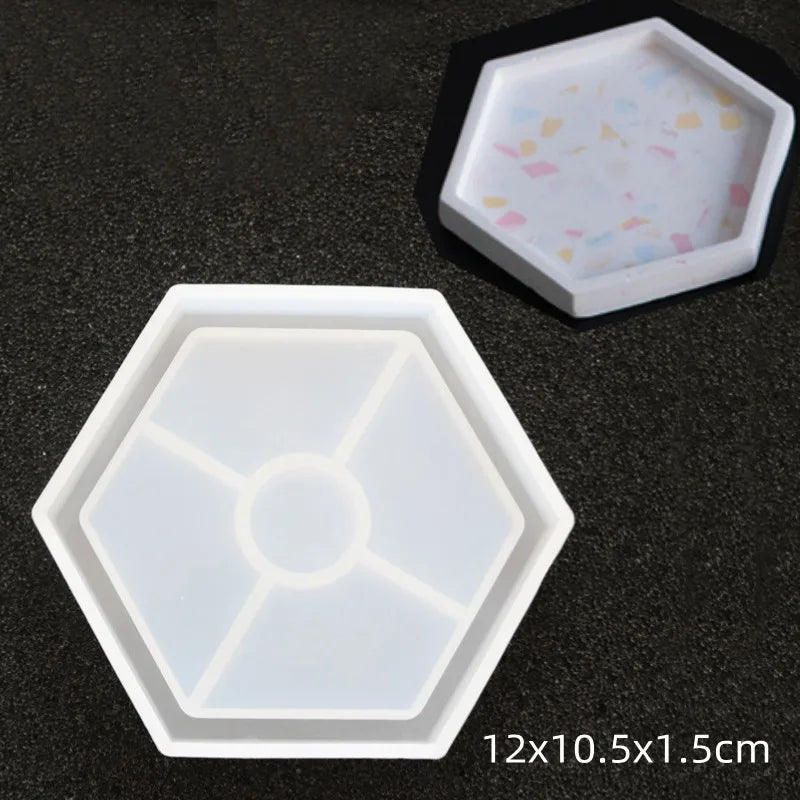 DIY Gardening Flowerpot Silicone Mold Home Gardening Plaster Flowerpot Concrete Candle Jar Jewelry Storage Box Production