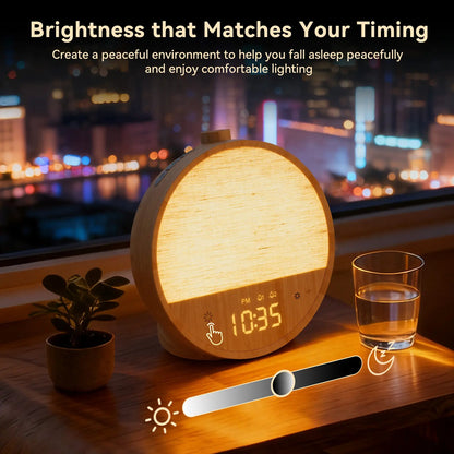 Sunrise Alarm Clock with Ambient Light & White Noise