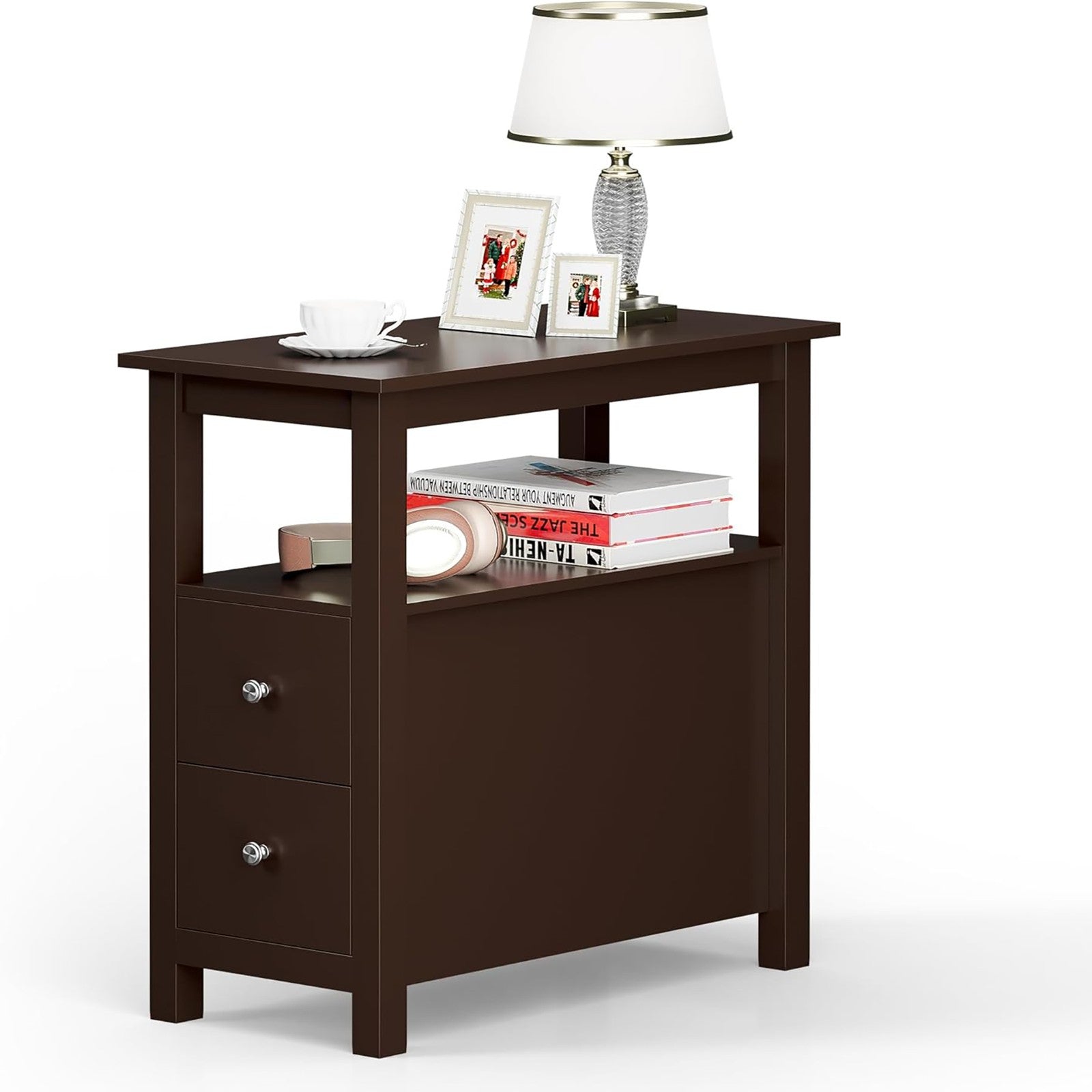 Modern Lift-Top Coffee Table with Storage Shelf