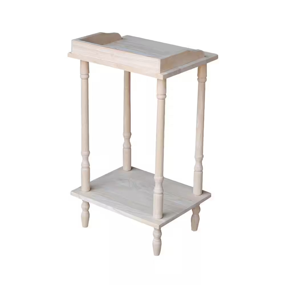 Unfinished End Table
