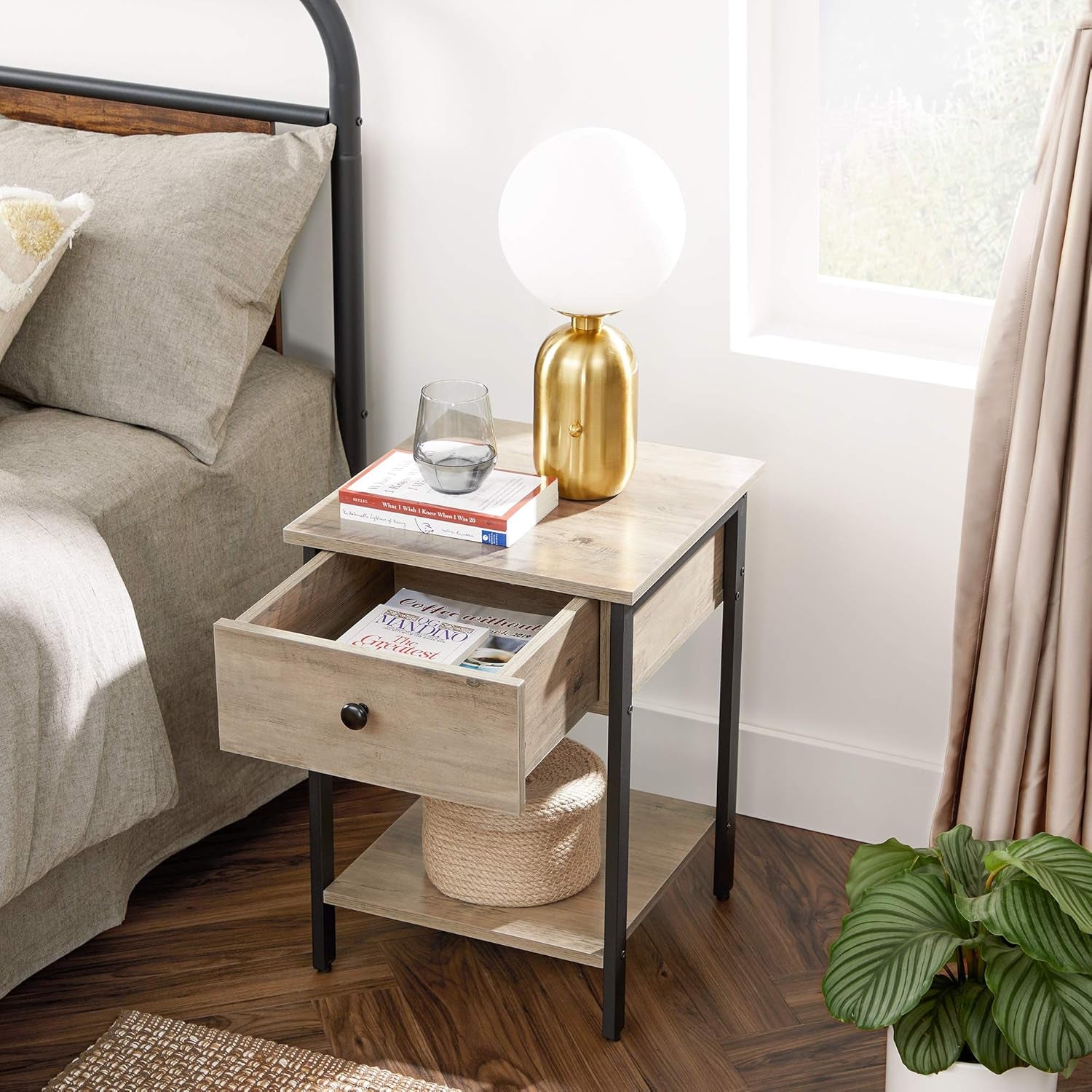 Modern Farmhouse Coffee Table with Storage