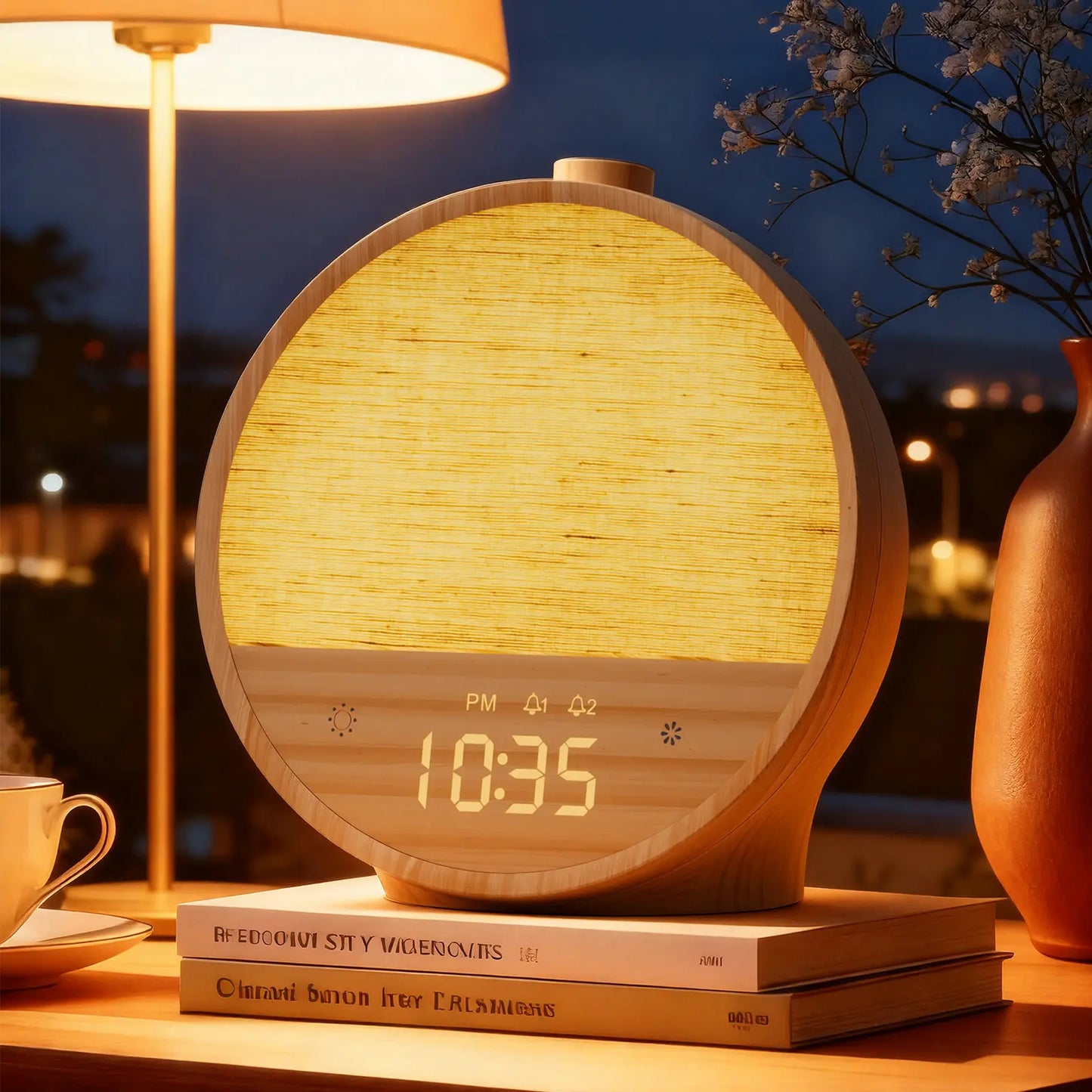 Sunrise Alarm Clock with Ambient Light & White Noise