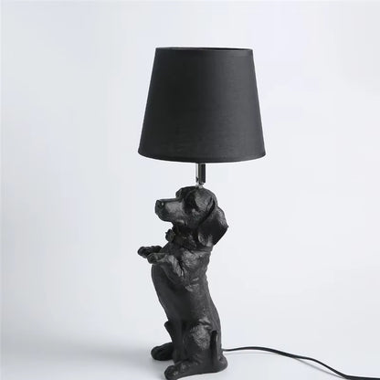 Nordic Animal Puppy LED Table Lamps for Living Room Modern Creative Decorative Bedroom Lamp Industrial Light Fixtures Luminaire