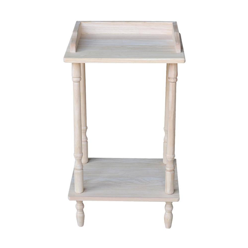 Unfinished End Table