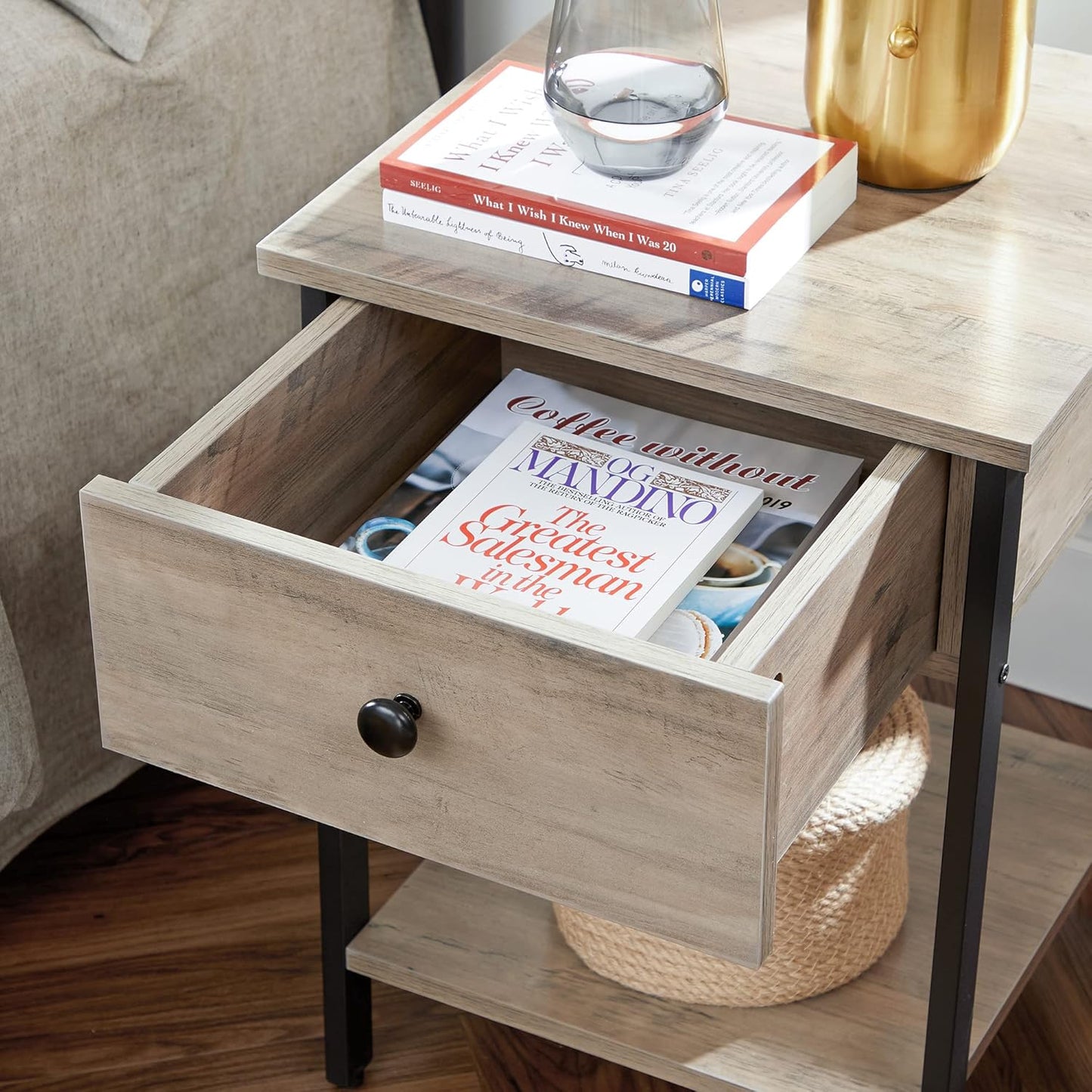 Modern Farmhouse Coffee Table with Storage