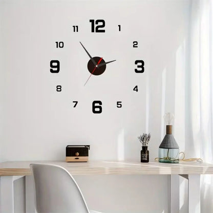 Modern 3D Wall Clock for Stylish Interiors 