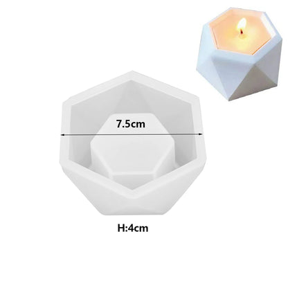 DIY Gardening Flowerpot Silicone Mold Home Gardening Plaster Flowerpot Concrete Candle Jar Jewelry Storage Box Production
