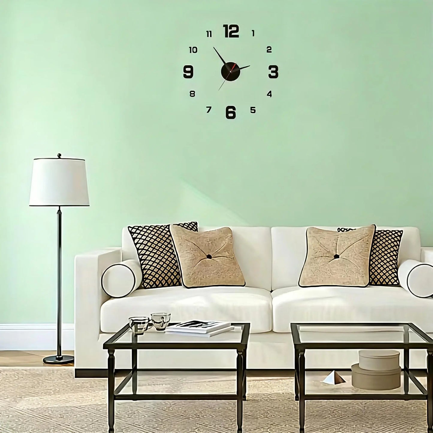 Modern 3D Wall Clock for Stylish Interiors 