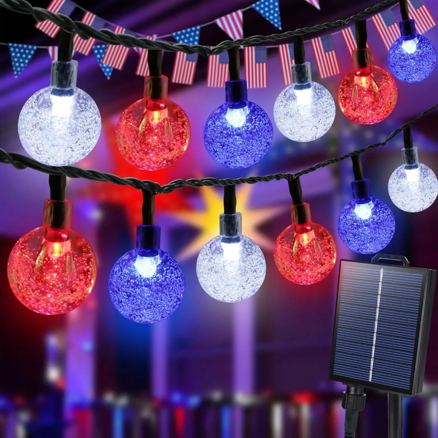 Solar Globe String Lights for Outdoor Magic