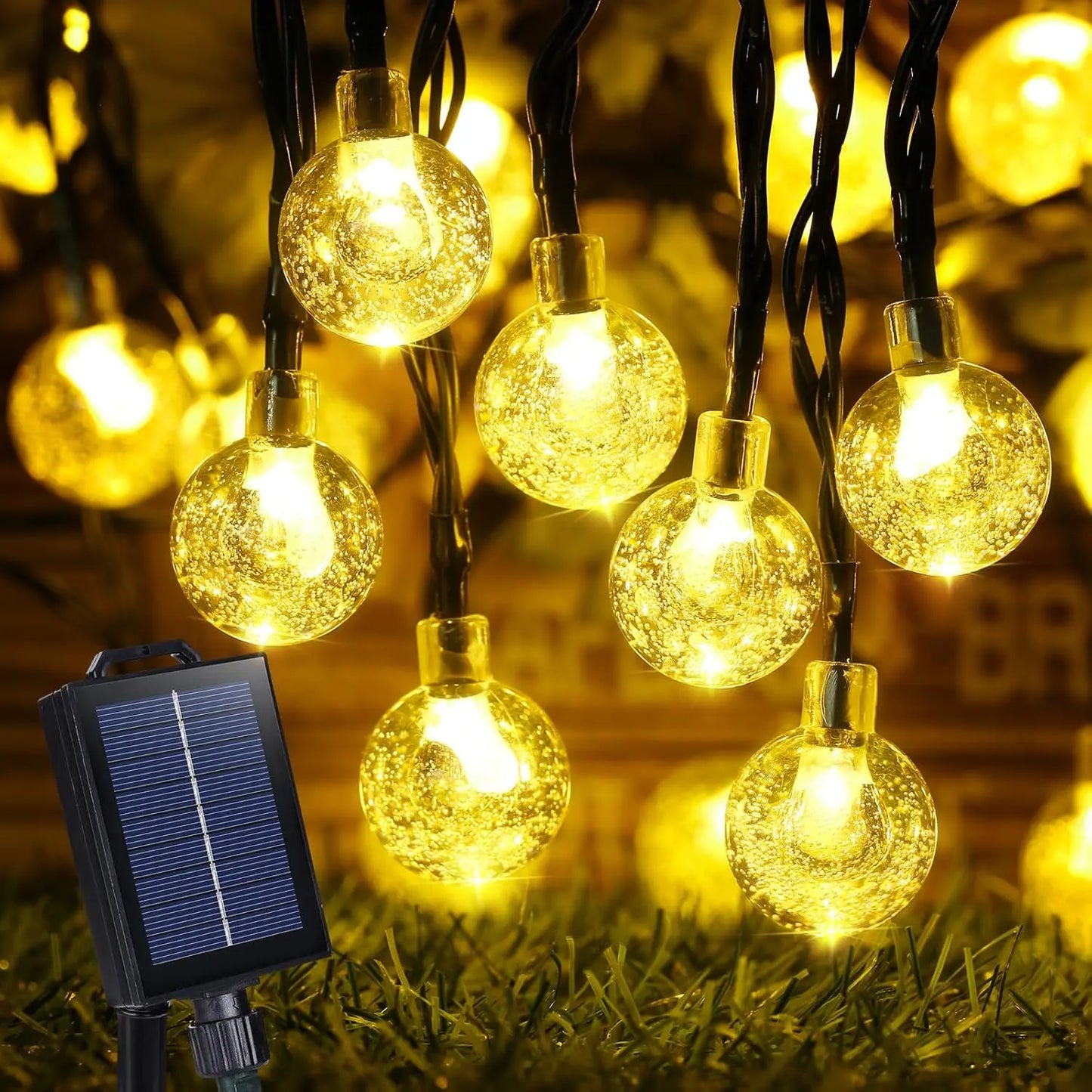Solar Globe String Lights for Outdoor Magic