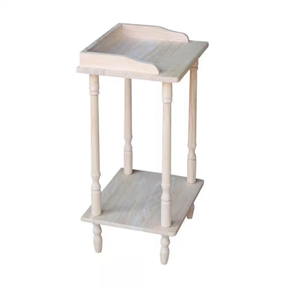 Unfinished End Table