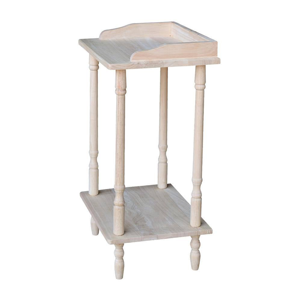 Unfinished End Table