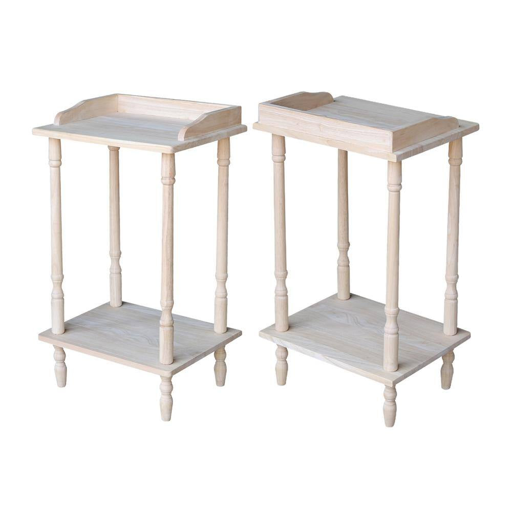 Unfinished End Table