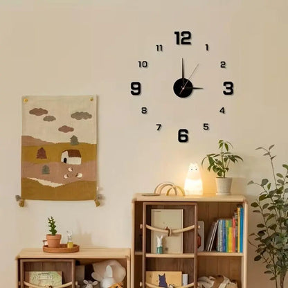 Modern 3D Wall Clock for Stylish Interiors 
