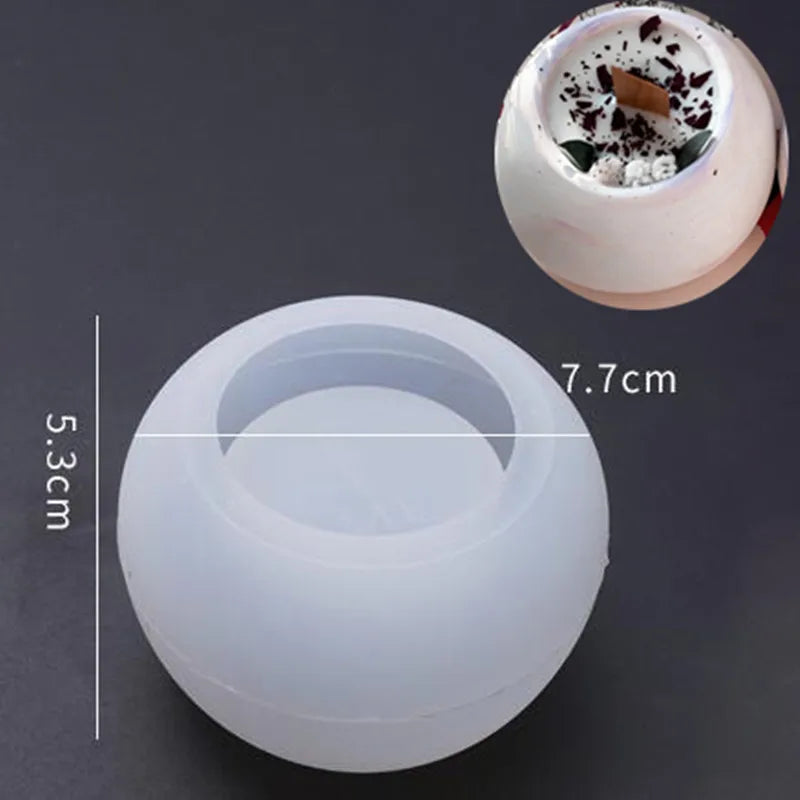 DIY Gardening Flowerpot Silicone Mold Home Gardening Plaster Flowerpot Concrete Candle Jar Jewelry Storage Box Production