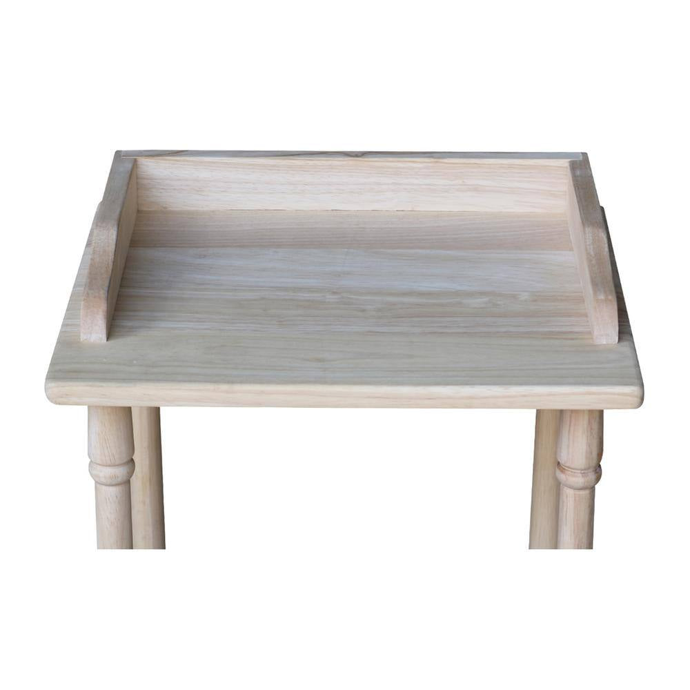 Unfinished End Table