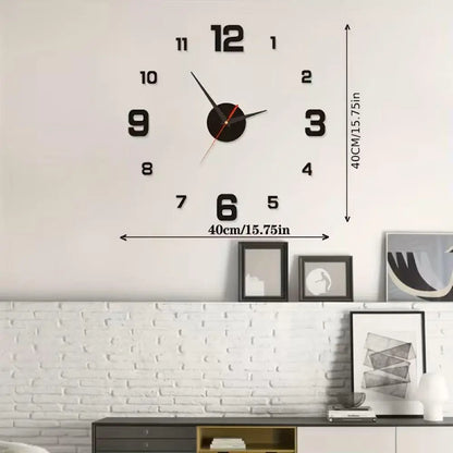 Modern 3D Wall Clock for Stylish Interiors 