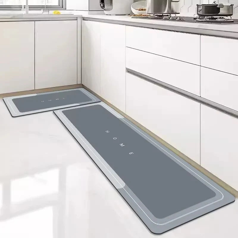 Premium Quick-Dry Non-Slip Kitchen Mat 2 sets.