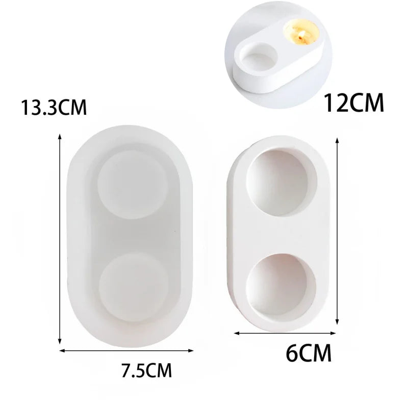 DIY Gardening Flowerpot Silicone Mold Home Gardening Plaster Flowerpot Concrete Candle Jar Jewelry Storage Box Production