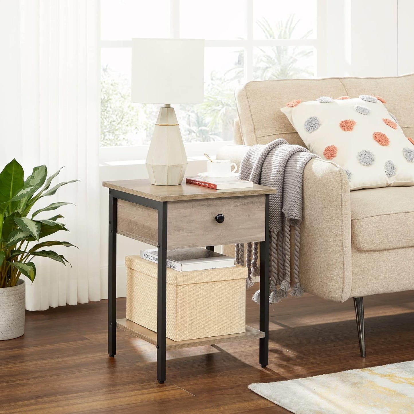 Modern Farmhouse Coffee Table with Storage